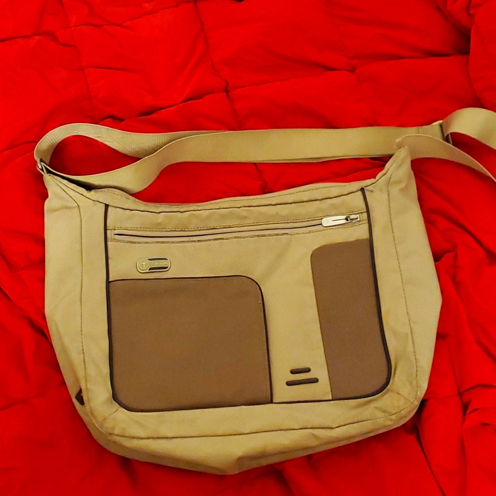 Tumi T tech shoulder laptop or diaper bag